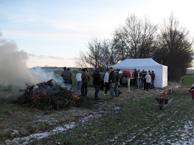 Januar 2011: Weihnachtsbaumverbrennung
