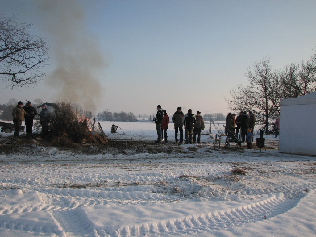 Januar 2013: Weihnachtsbaumverbrennung